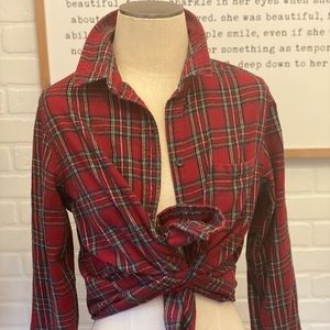 L.L.Bean Sz L Women’s Long Sleeve Flannel Shirt